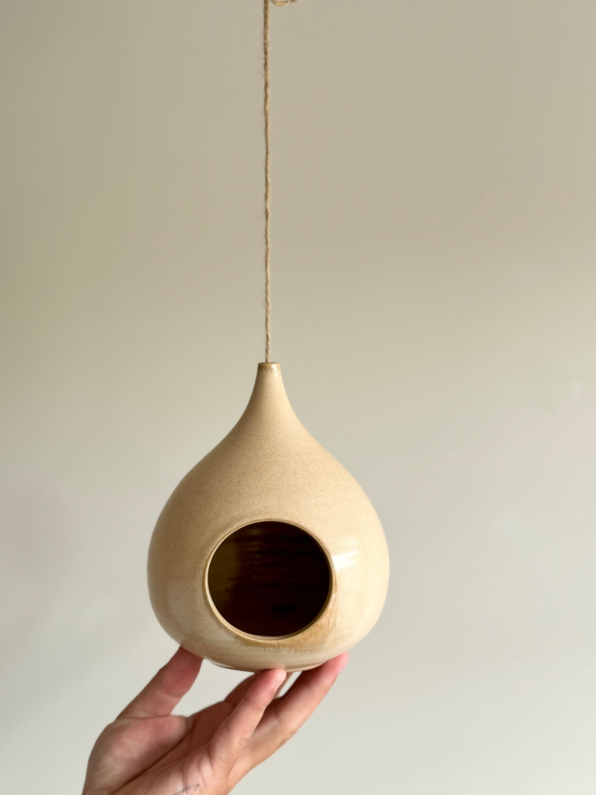 handmade bird feeder