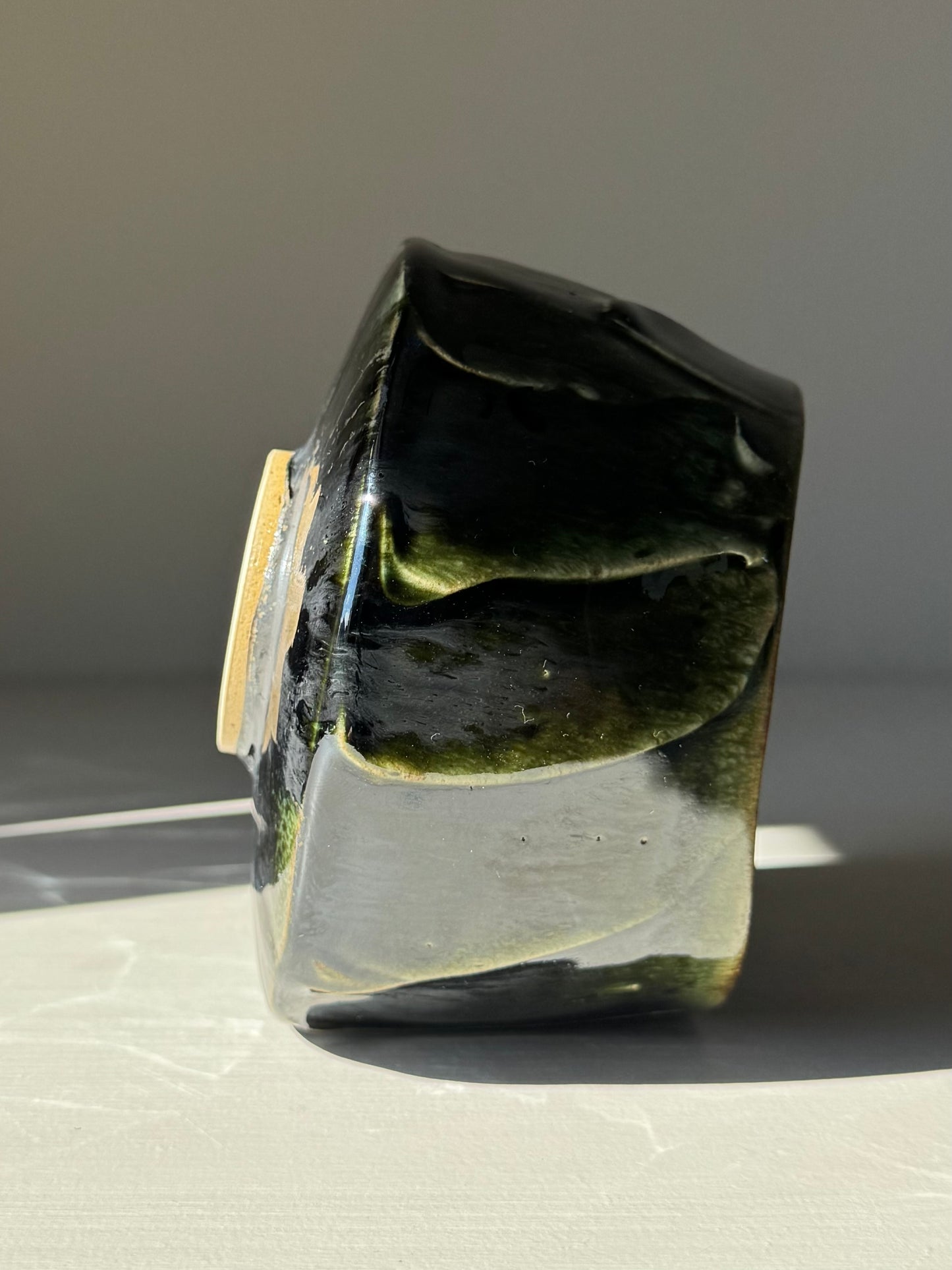 Gestructureerde Matcha Kom - Hinoki Serie #01