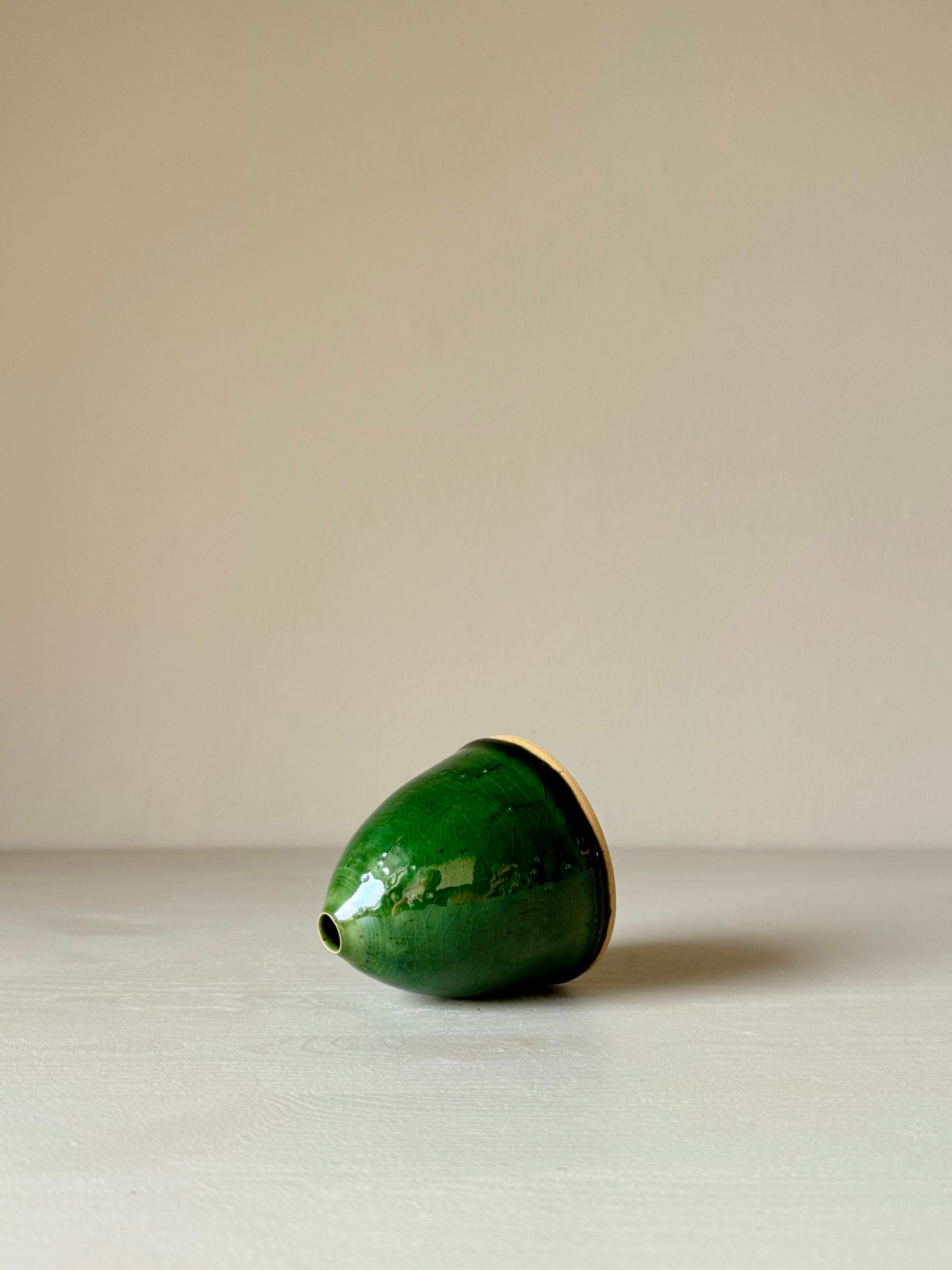 Small Vase - Glossy Green