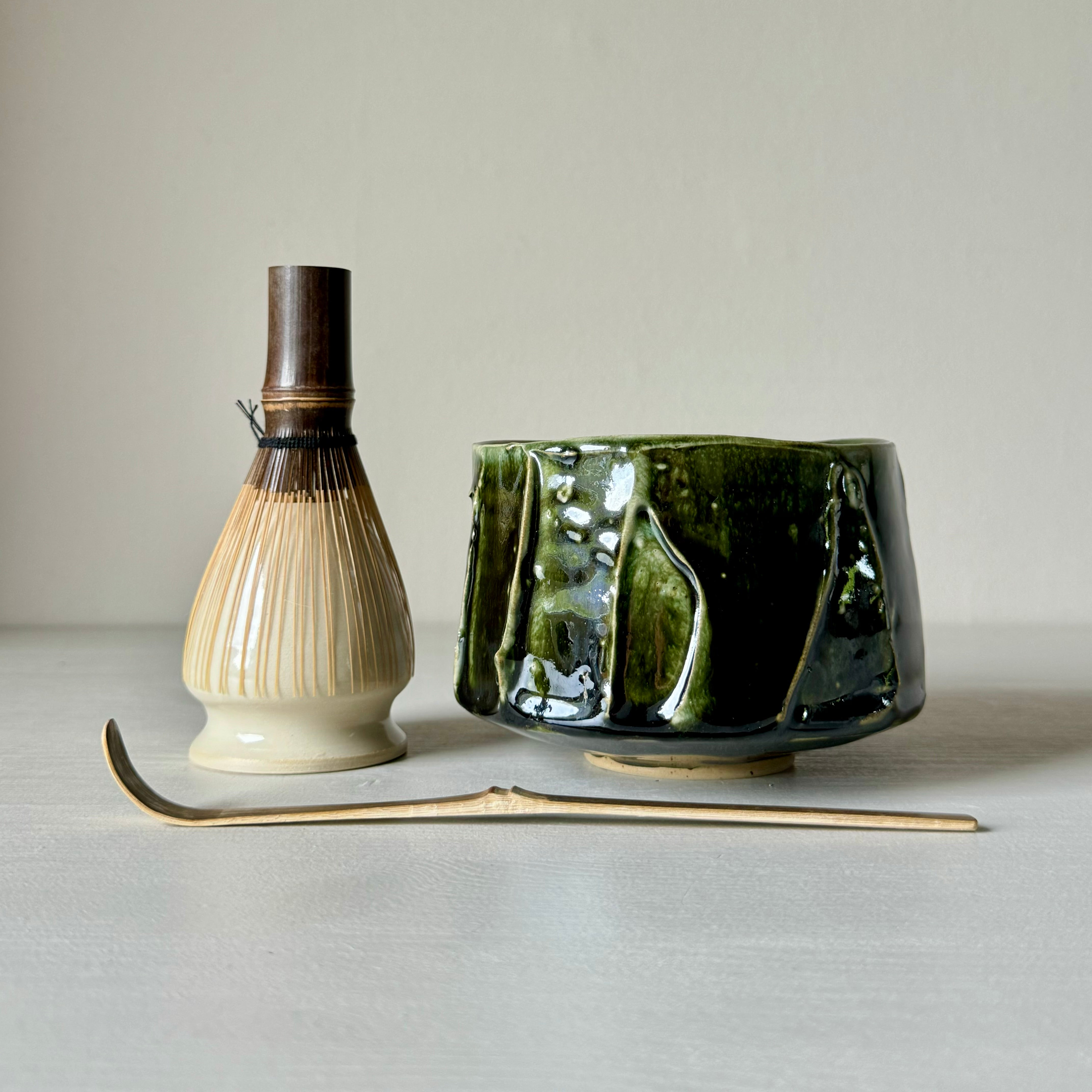 handmade matcha set