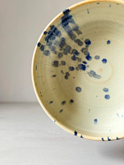 Matcha bowl - Moonstone & Cobalt Blue