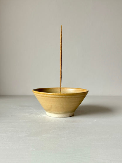 Incense Holder - Golden Yellow