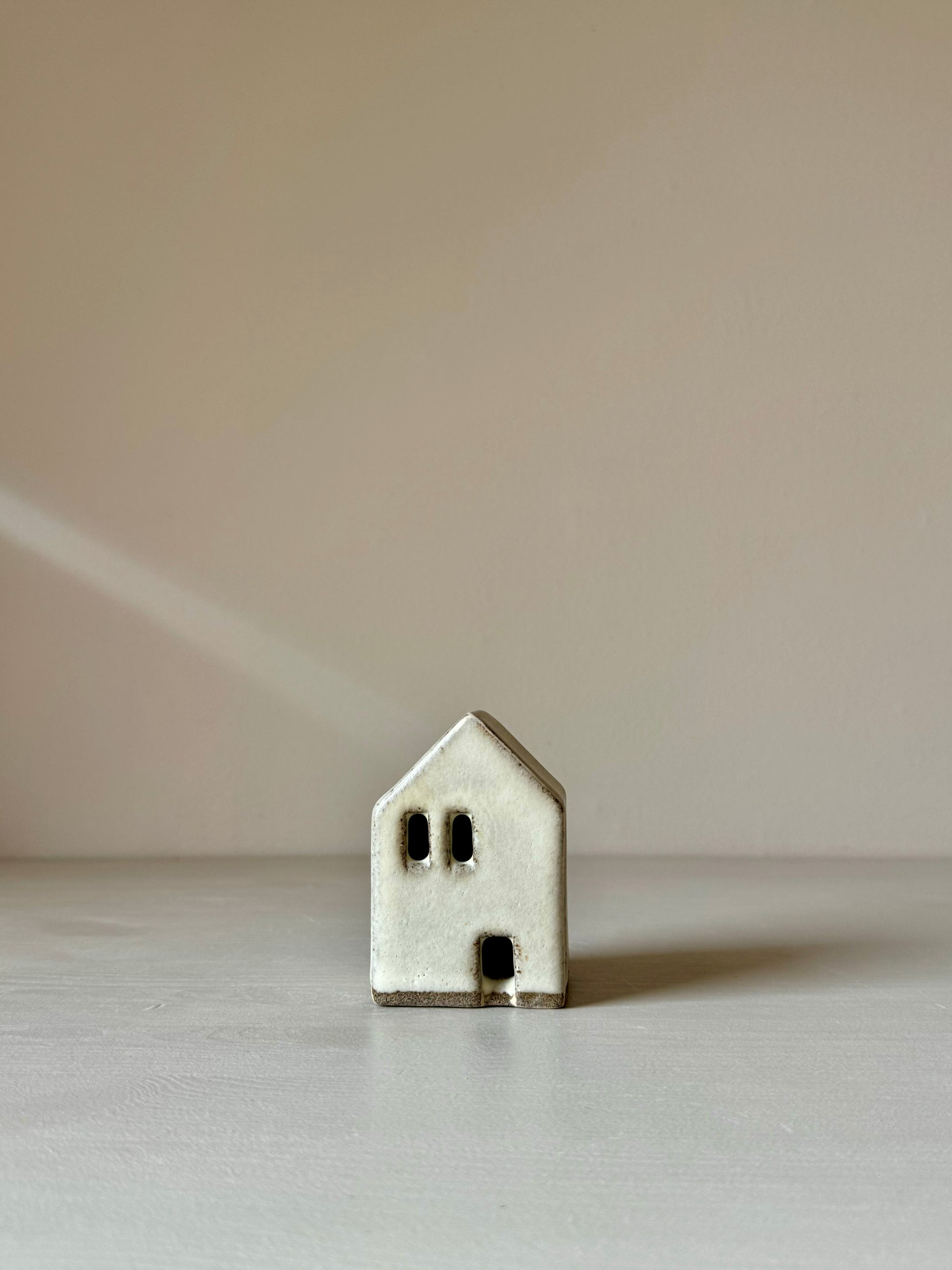 Small handmade Ceramic Houses in Various Colours by IKKAI Ceramics