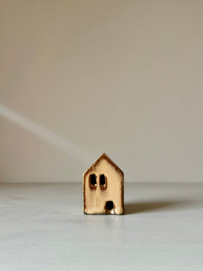 Small handmade Ceramic Houses in Various Colours by IKKAI Ceramics