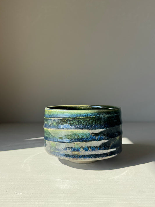 Textured Matcha Bowl - Hinoki Series #04