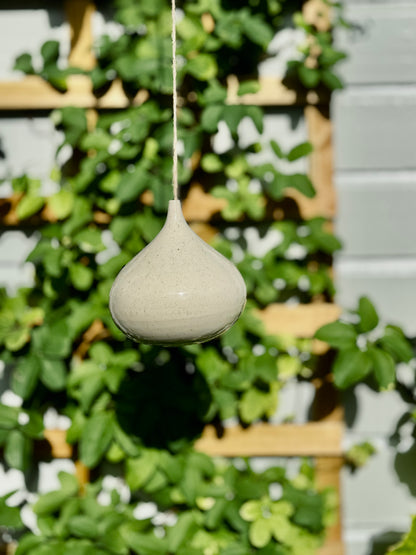 Ceramic Bird Feeder - Clear Glaze