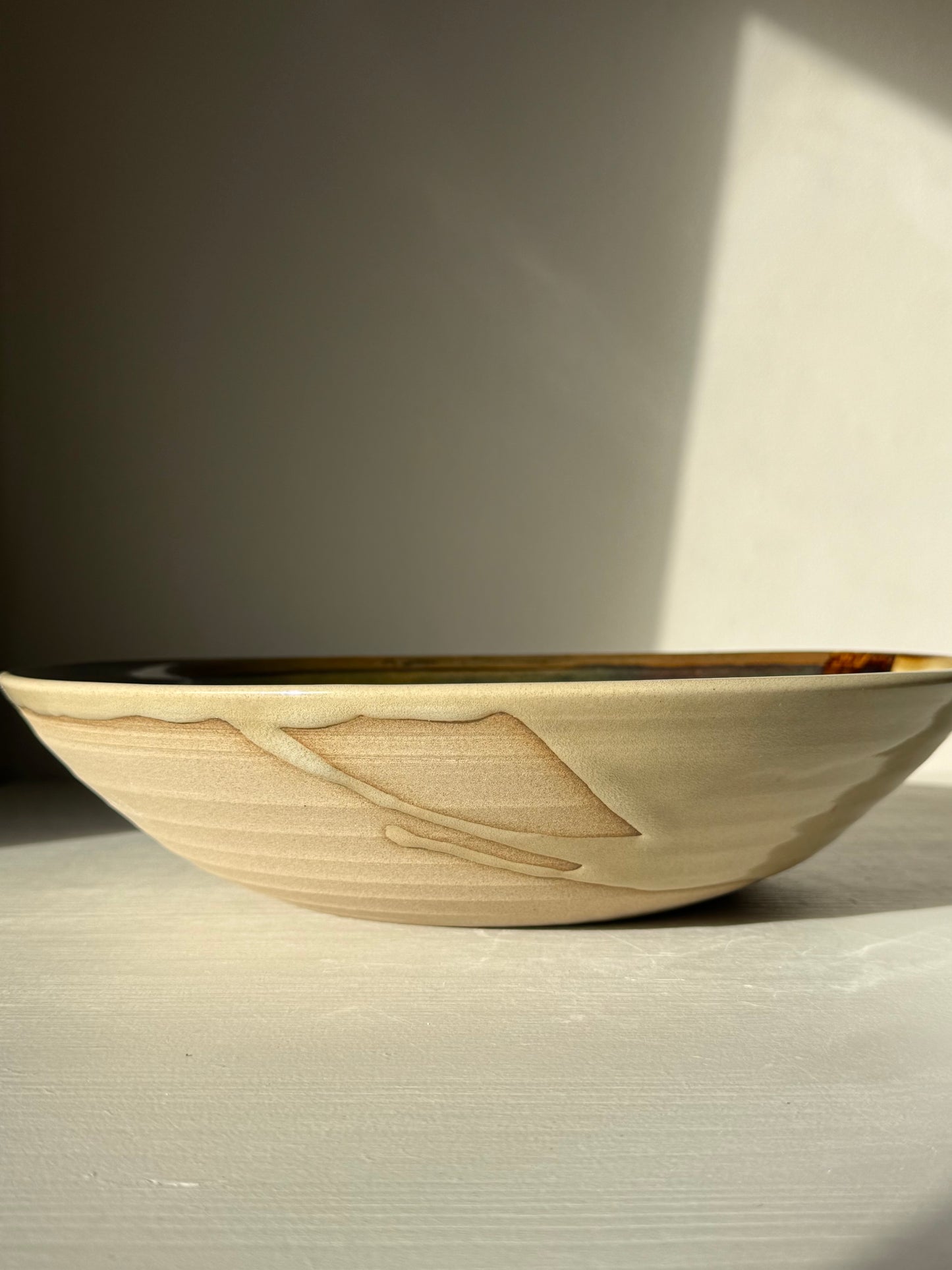Large Shallow Bowl - Inyo #01