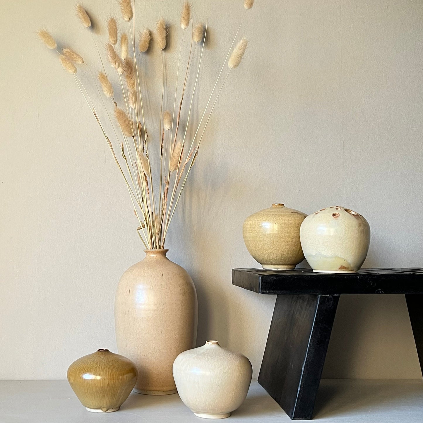 Large handmade Vase - Pale Peach