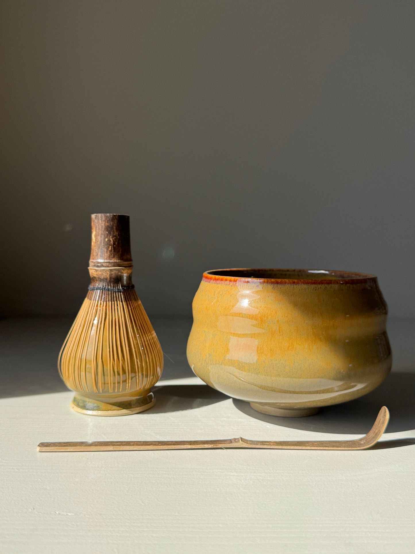 Matcha Bowl – Tenmoku Glaze