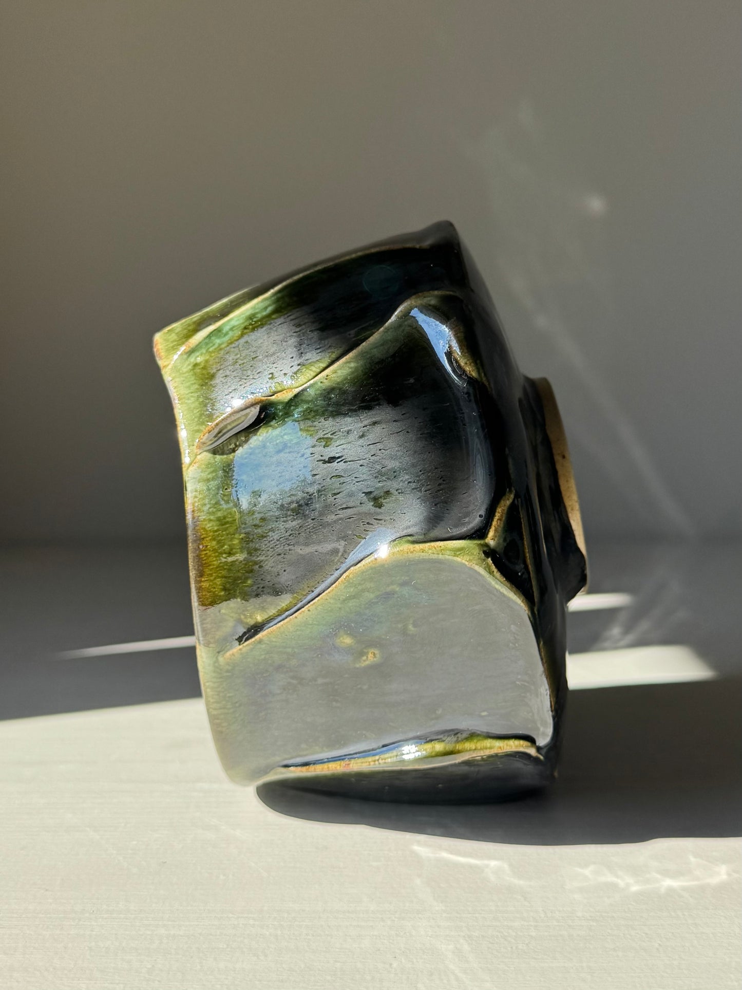 Gestructureerde Matcha Kom - Hinoki Serie #01