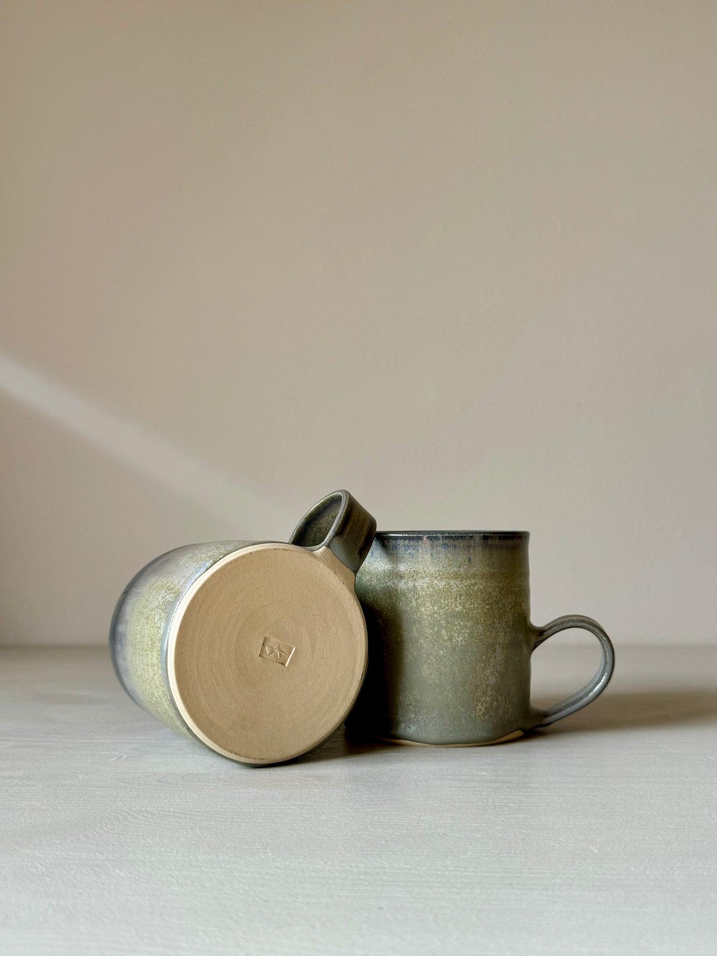 Handmade Ceramic Mug - Silky Blue