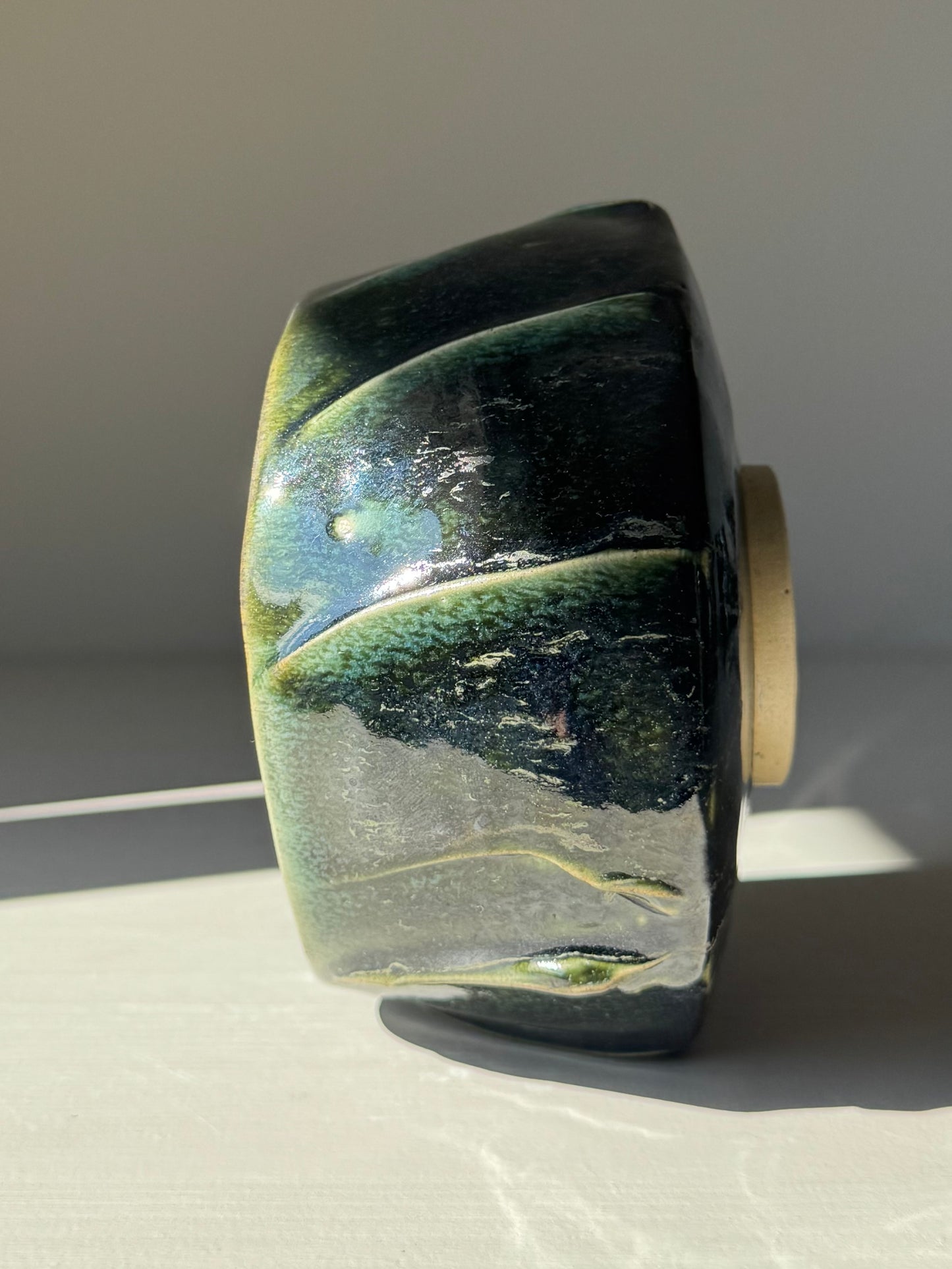 Textured Matcha Bowl - Hinoki Series #03