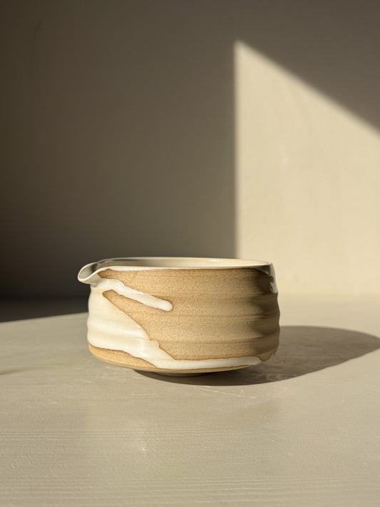 Matcha Bowl with Spout – Yuki #09