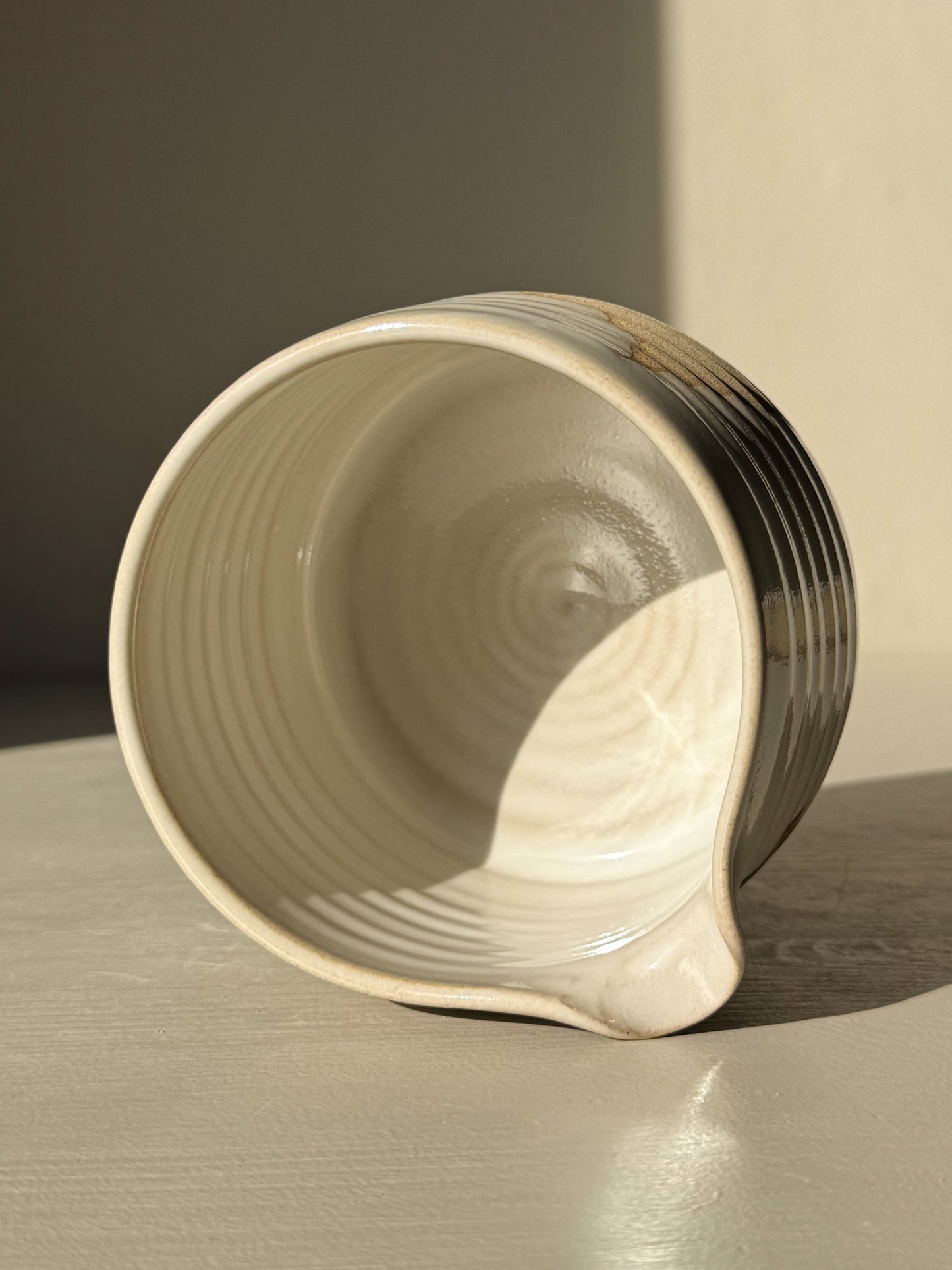 Matcha Bowl with Spout – Yuki #10