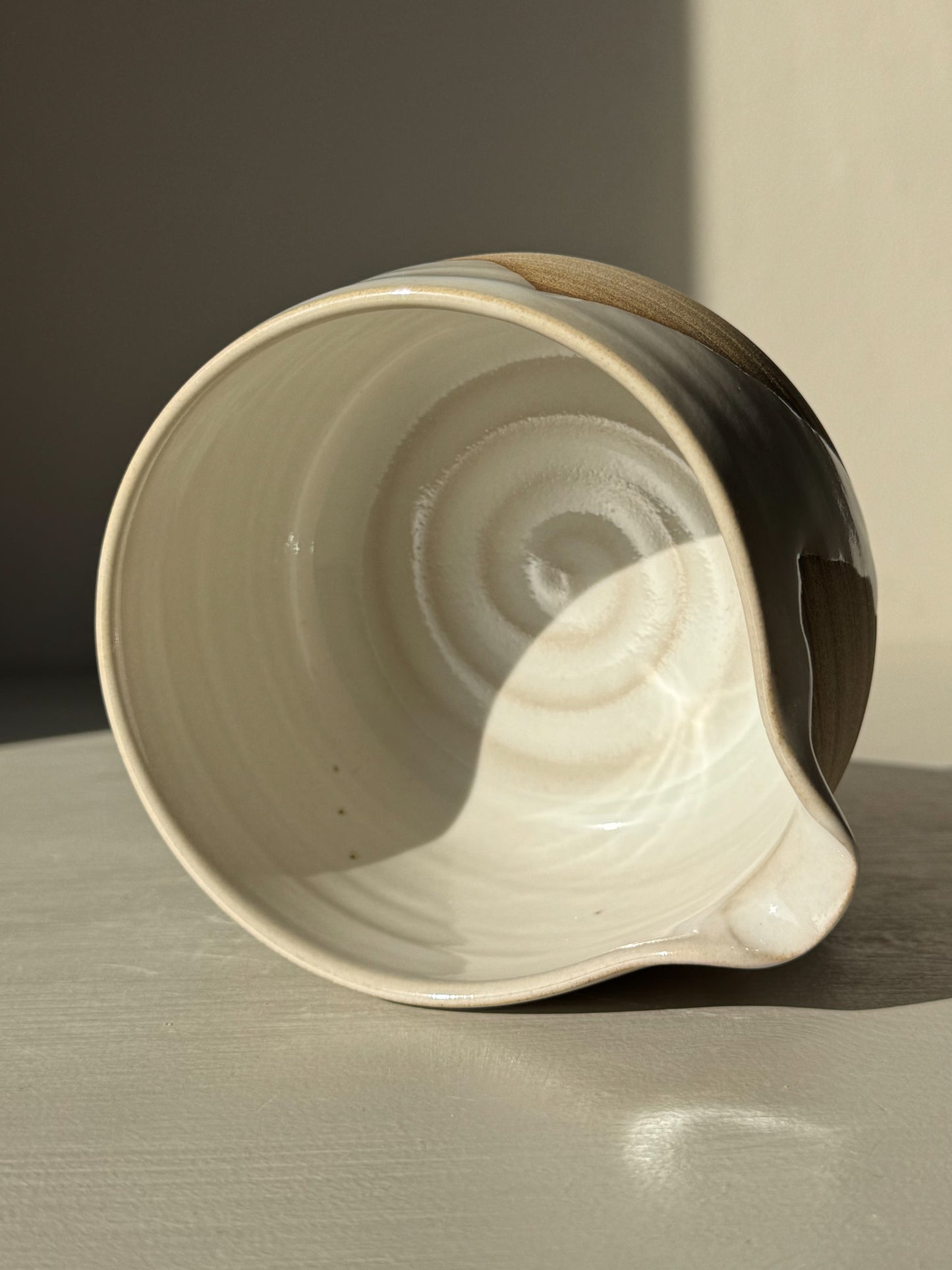 Matcha Bowl with Spout – Yuki #11