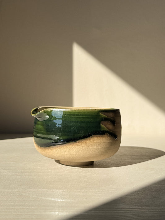 Matcha Bowl with Spout – Mori #04