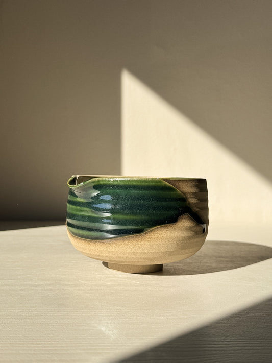 Matcha Bowl with Spout – Mori #05