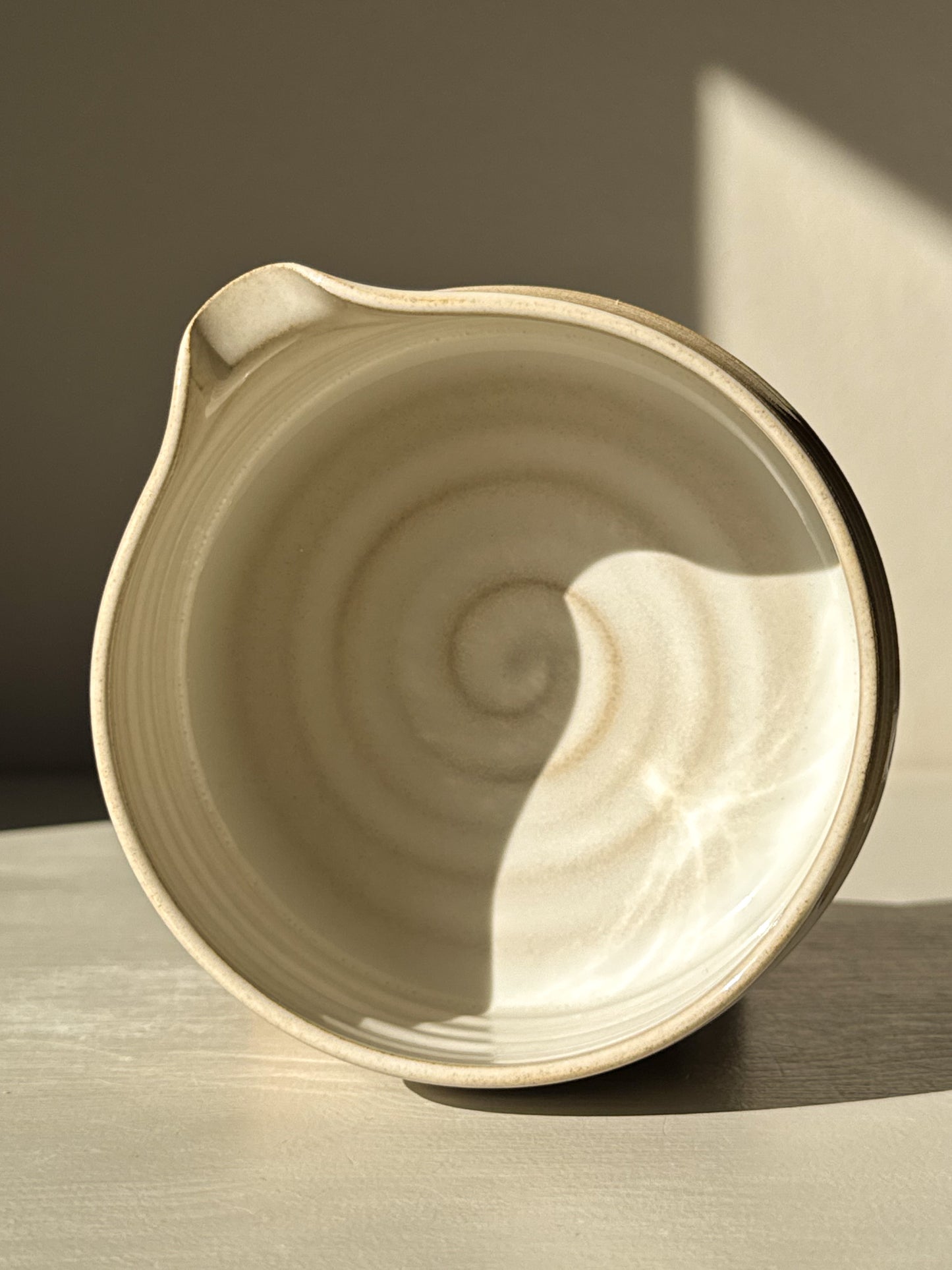 Matcha Bowl with Spout – Yuki #13