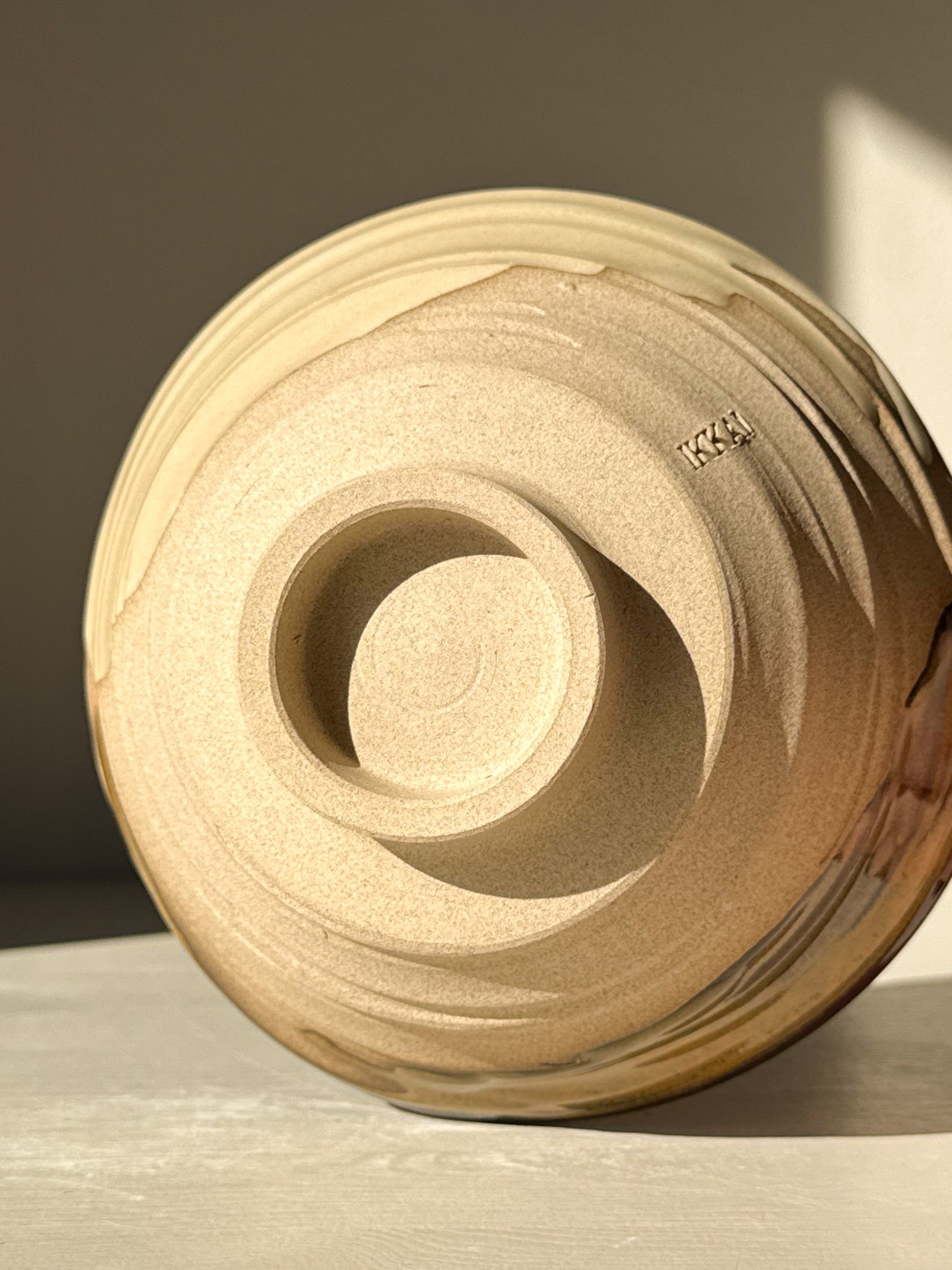 Textured Matcha Bowl – Inyo #01