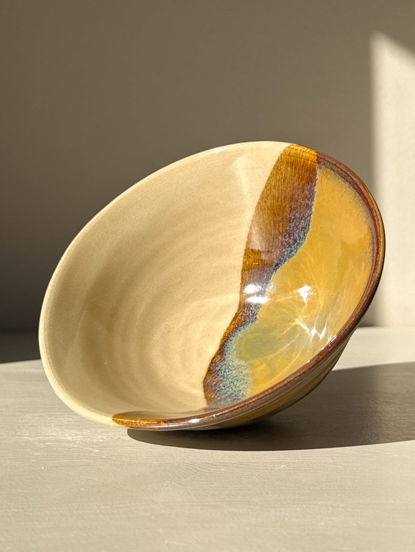 Textured Matcha Bowl – Inyo #02