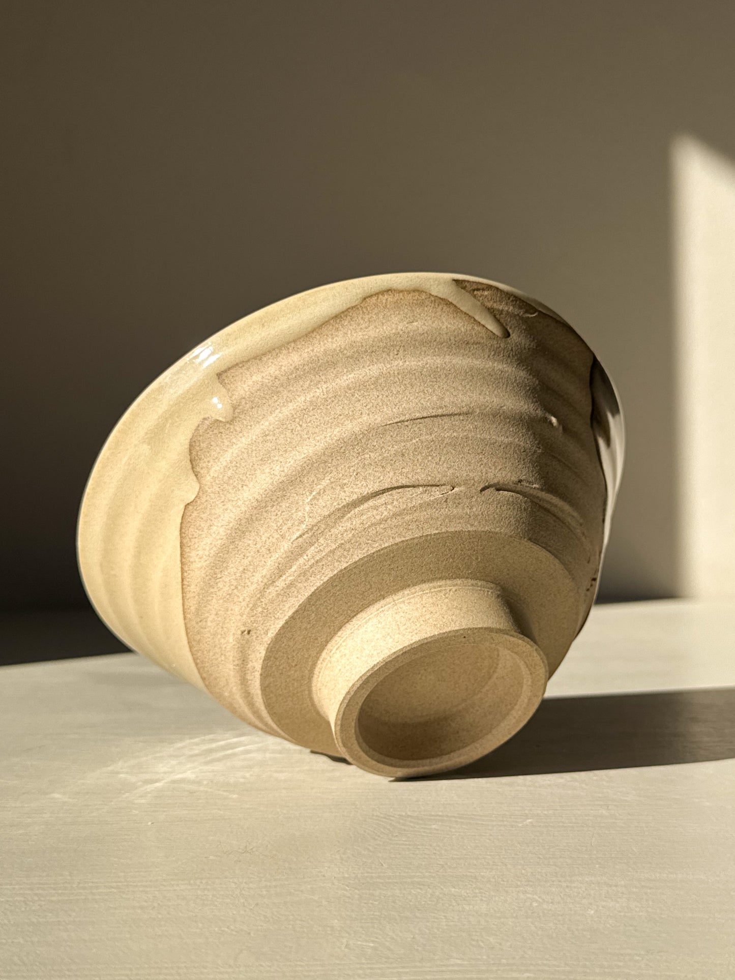 Textured Matcha Bowl – Inyo #02