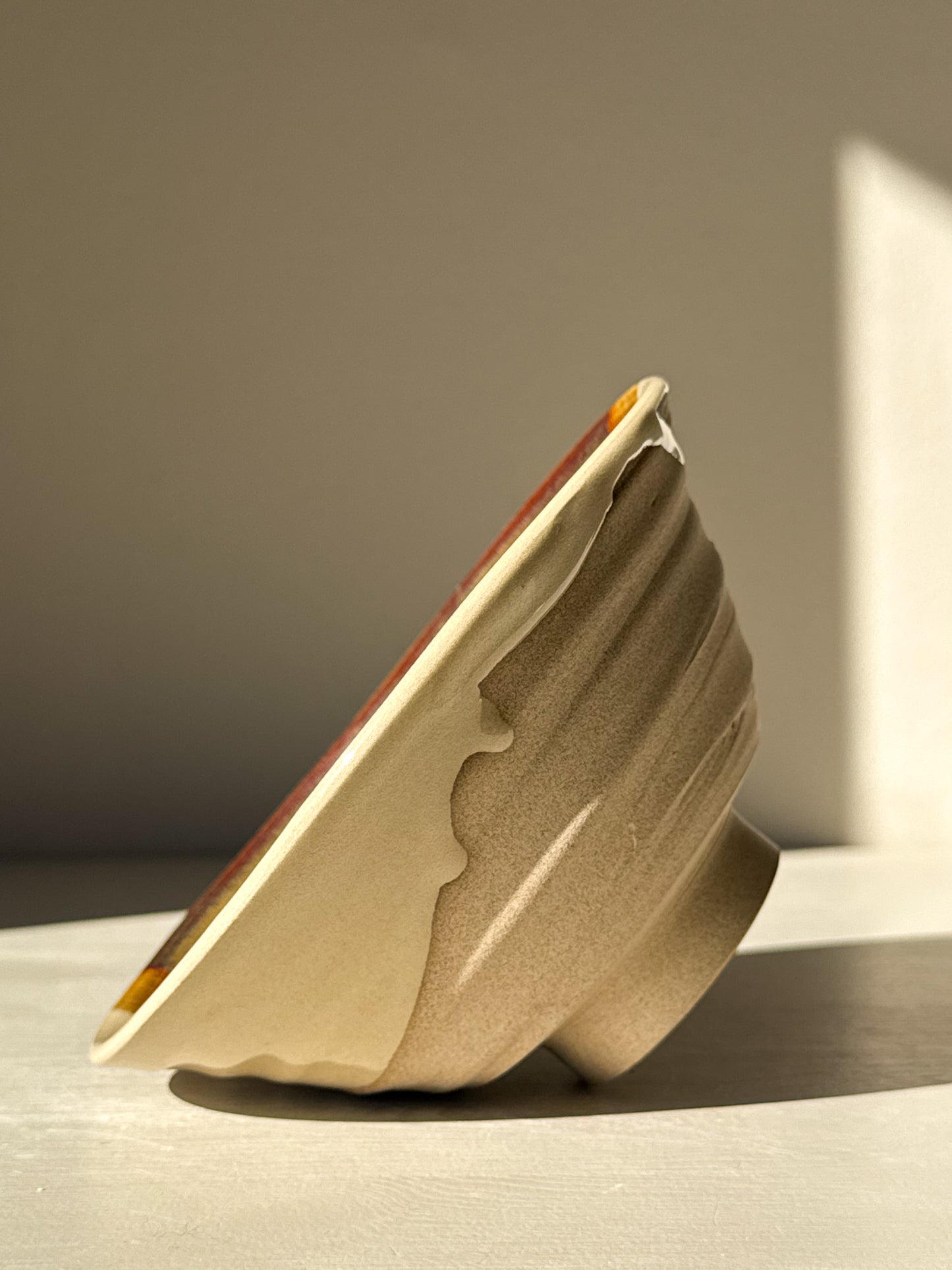 Textured Matcha Bowl – Inyo #02