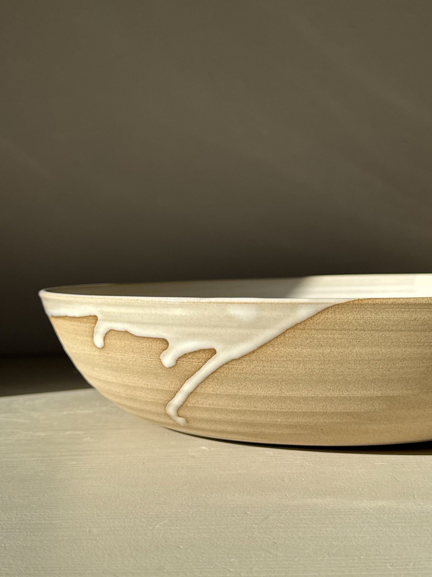 Large Shallow Bowl - Yuki