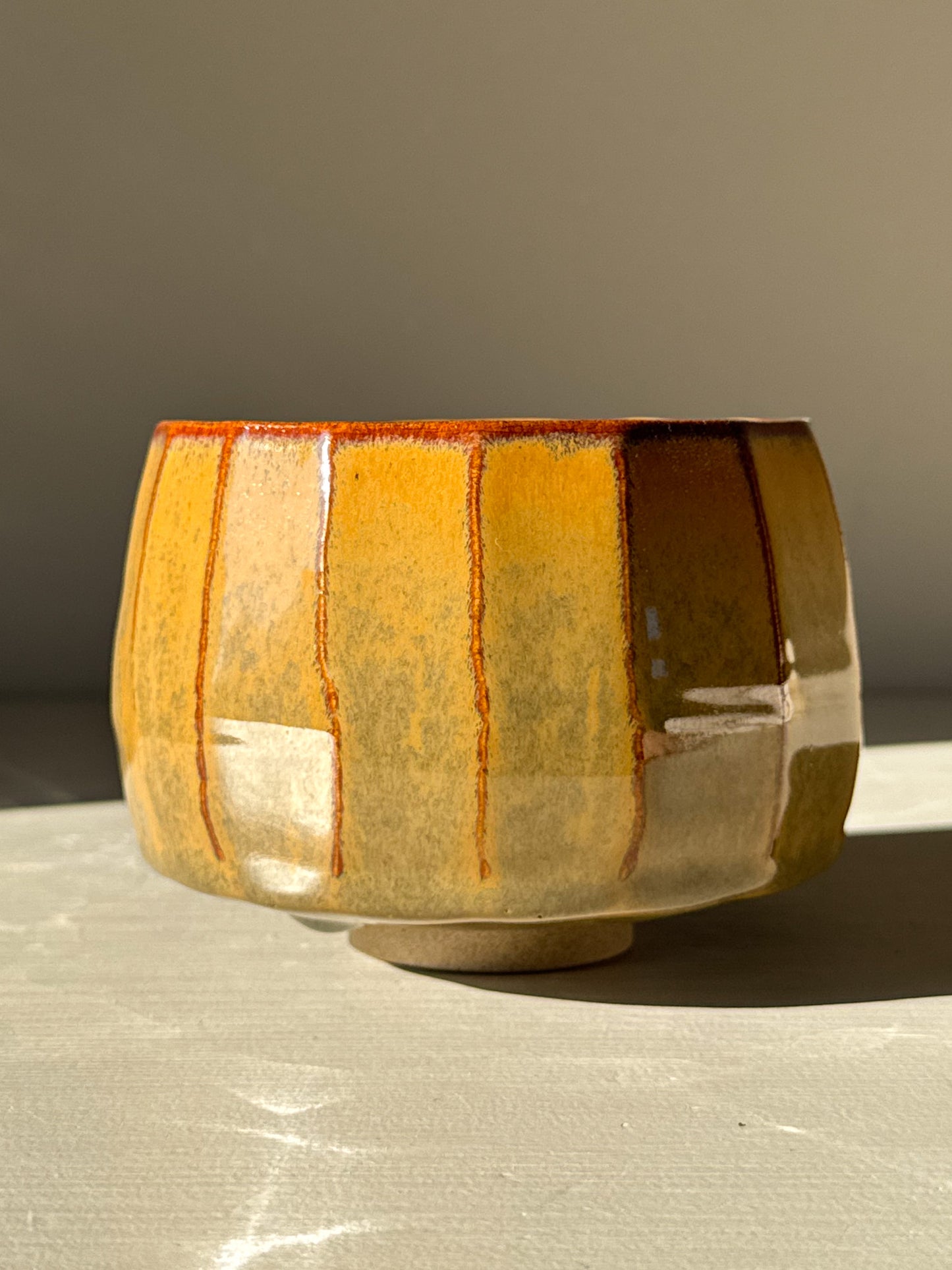 Matcha Kom - Tenmoku Glazuur