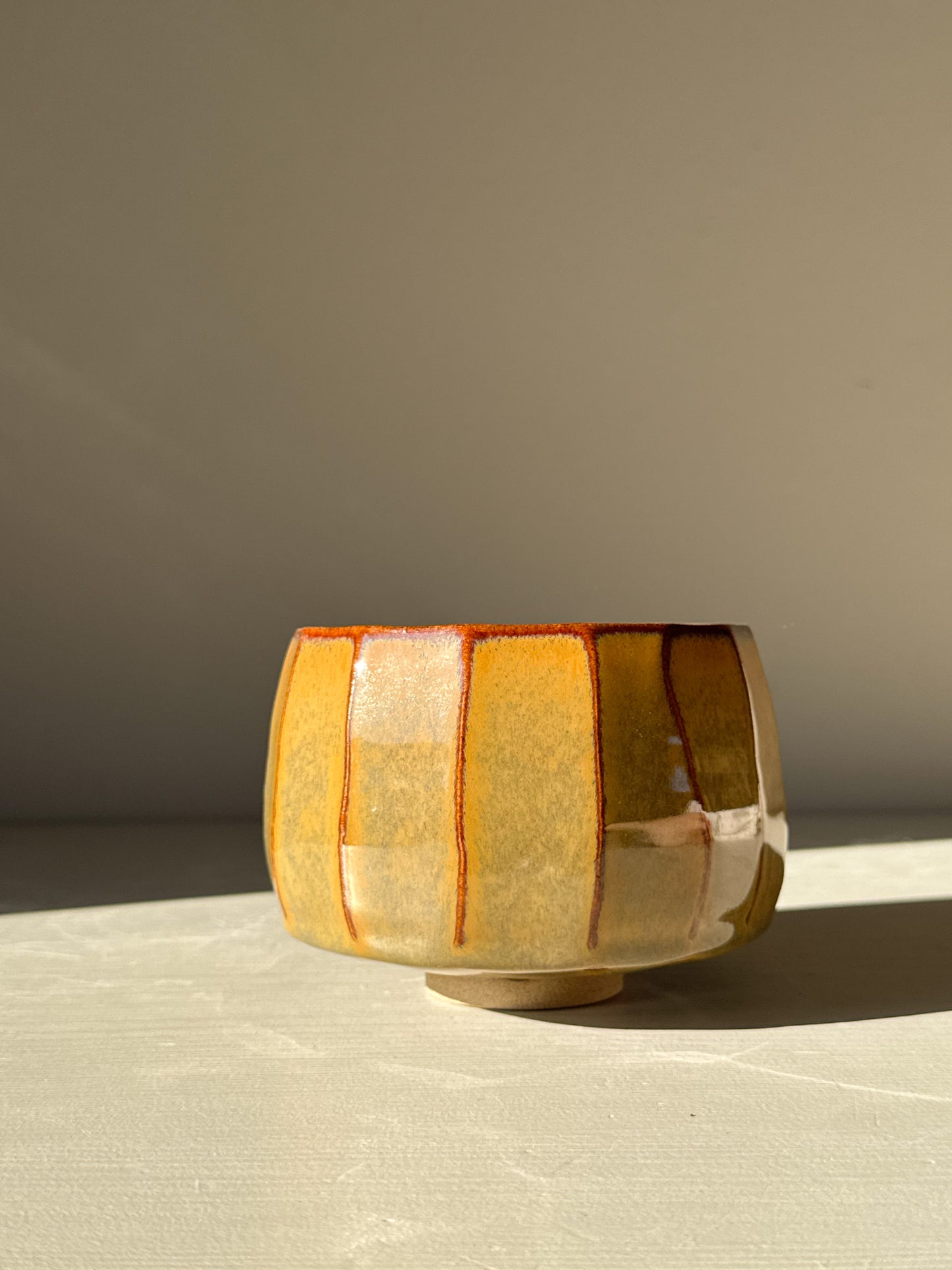 Matcha Kom - Tenmoku Glazuur