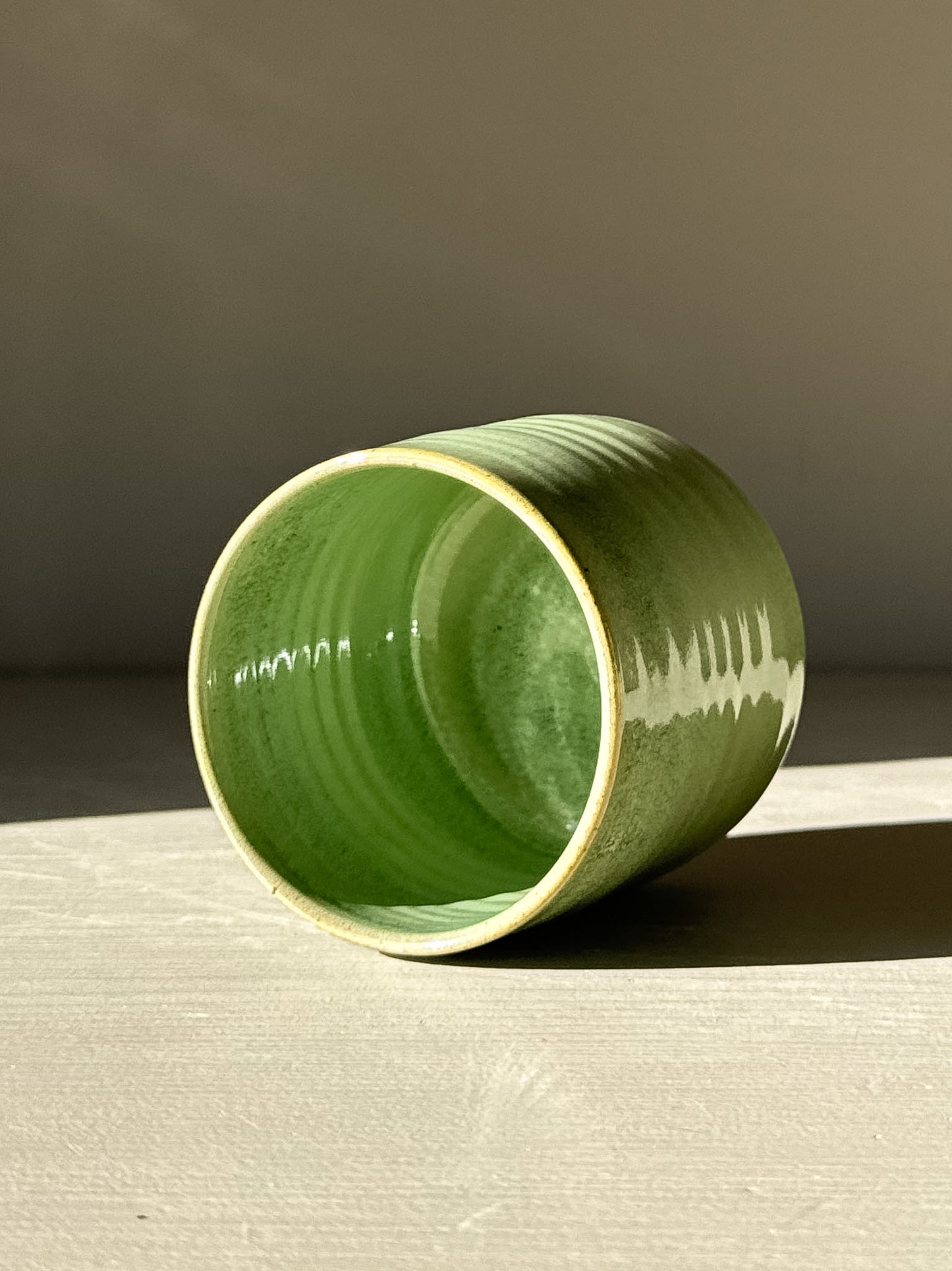 Yunomi Kopjes - Sage Glazuur