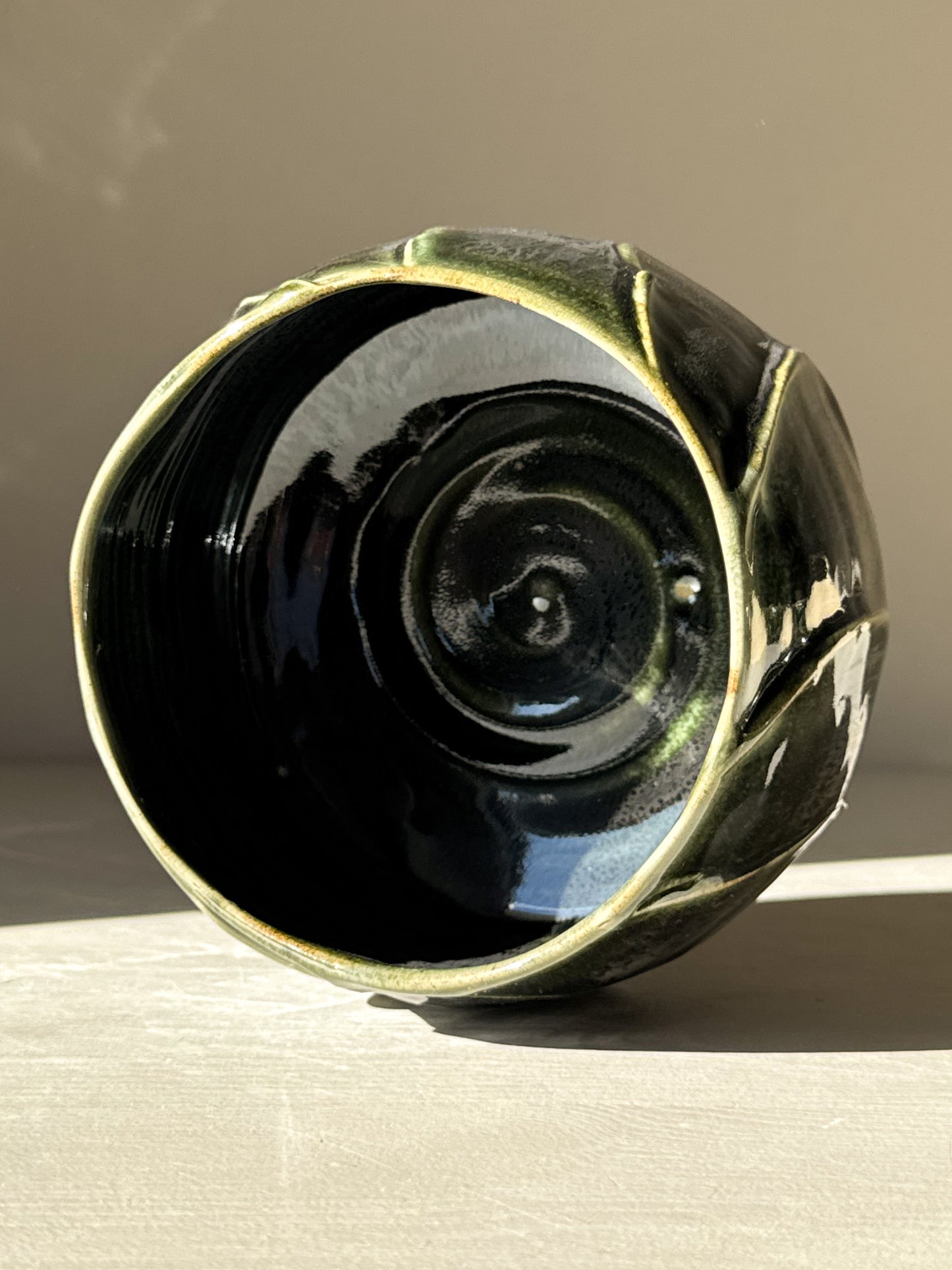 Textured Matcha Bowl - Hinoki #02