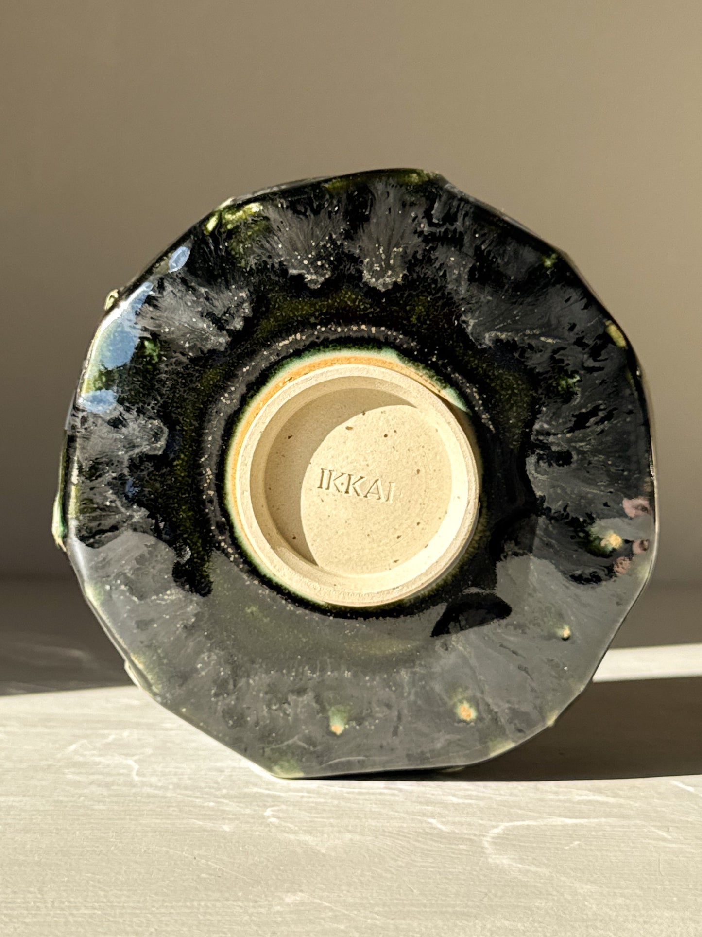 Textured Matcha Bowl - Hinoki #02