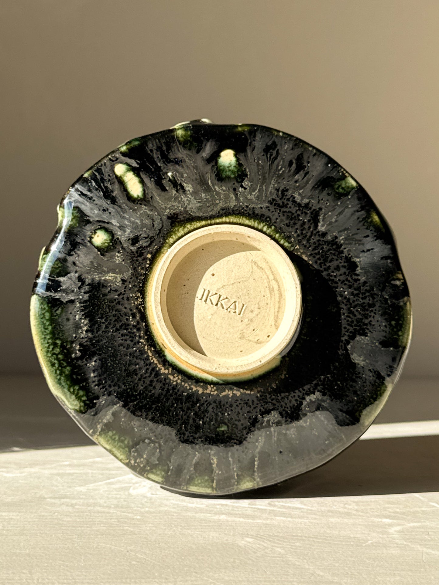 Textured Matcha Bowl - Hinoki #03