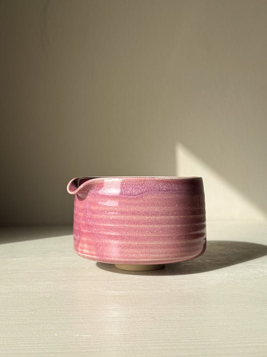 Matcha Bowl with Spout - Ume Series #03