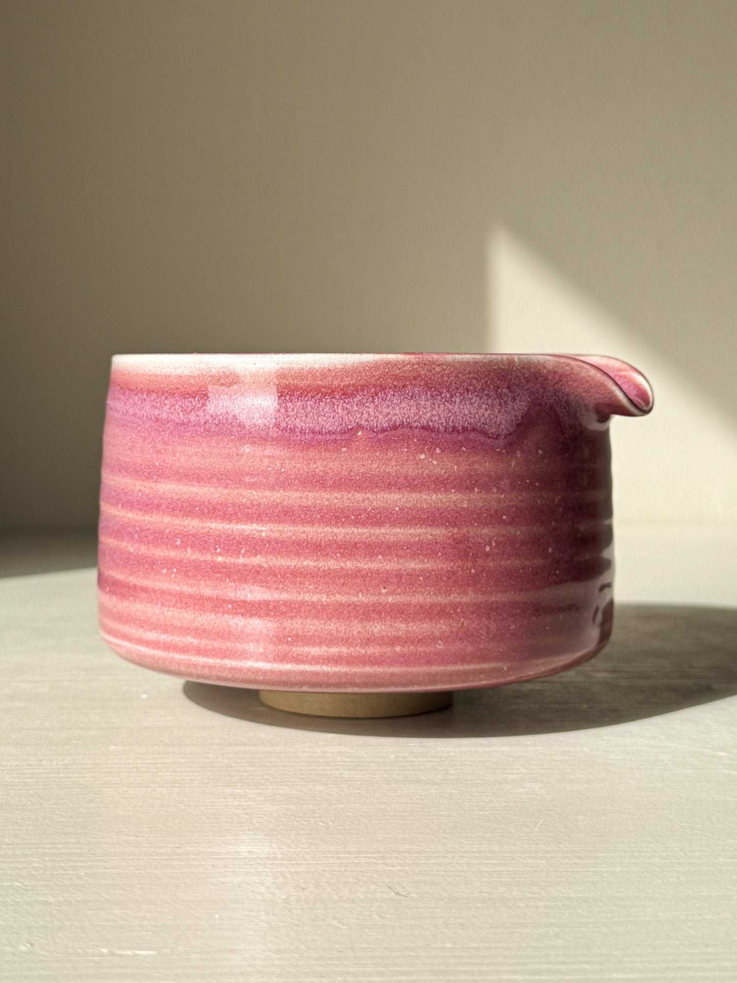 Matcha Bowl with Spout - Ume Series #03