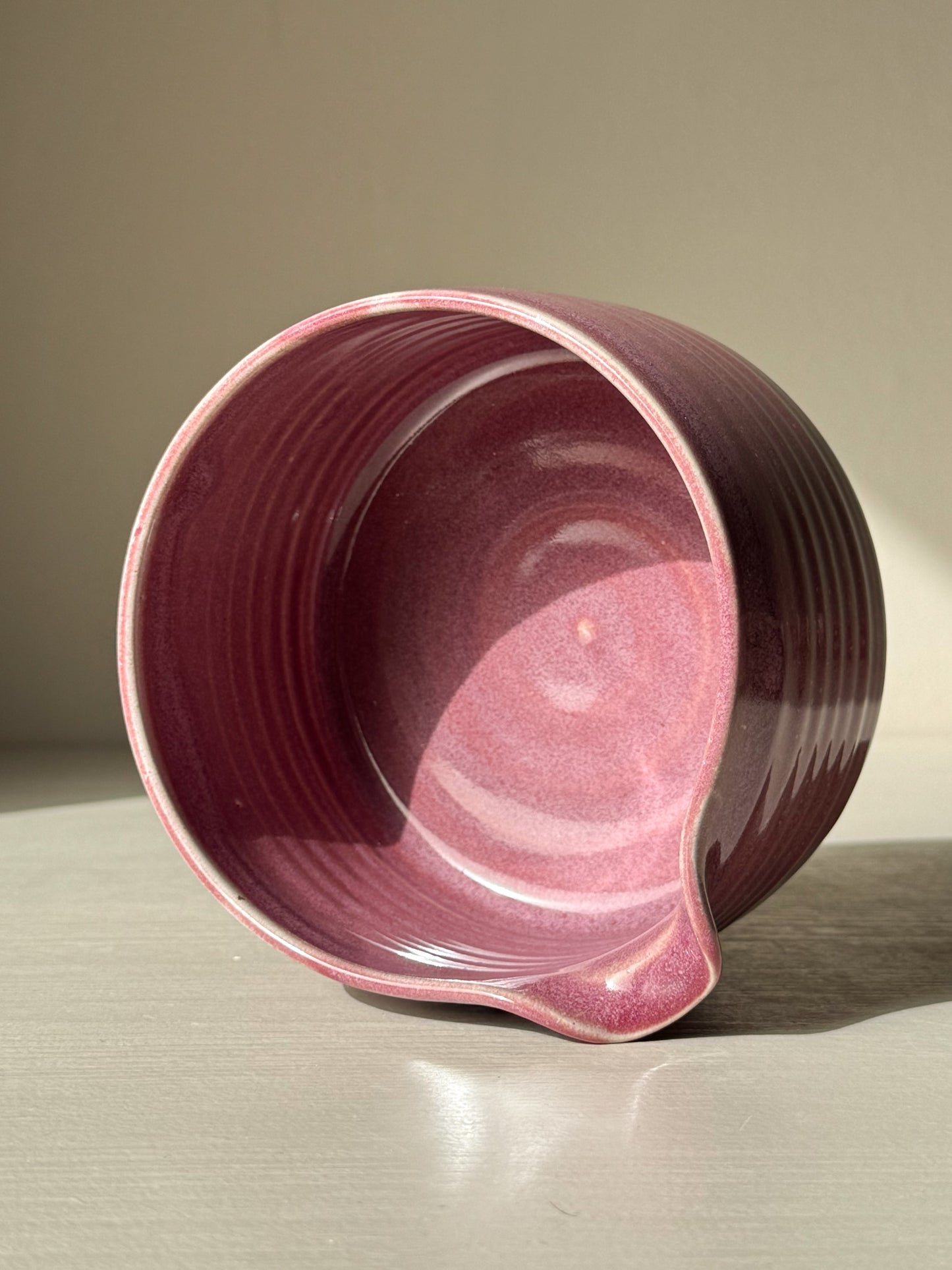 Matcha Bowl with Spout - Ume Series #03