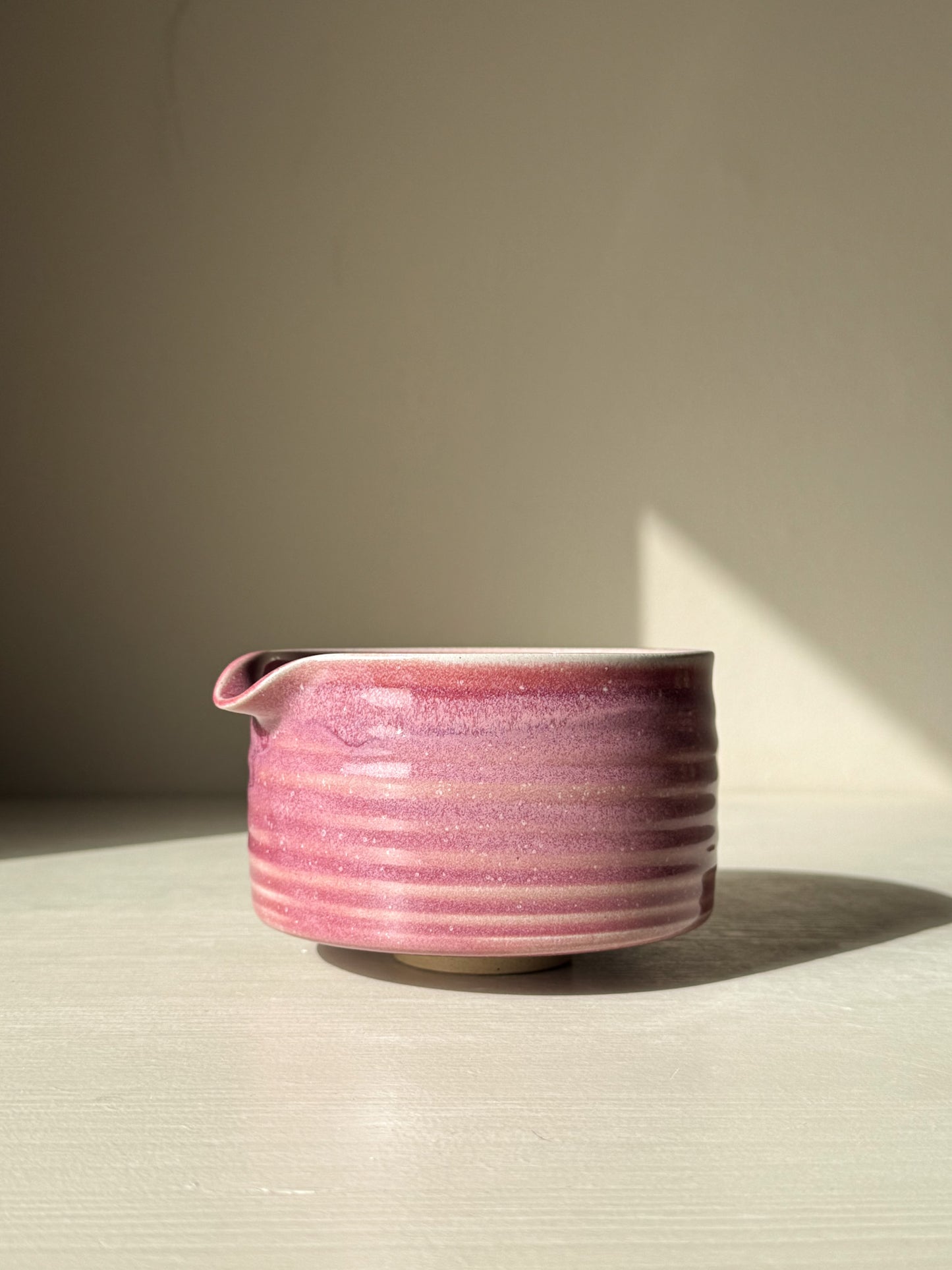 Matcha Bowl with Spout - Ume Series #04