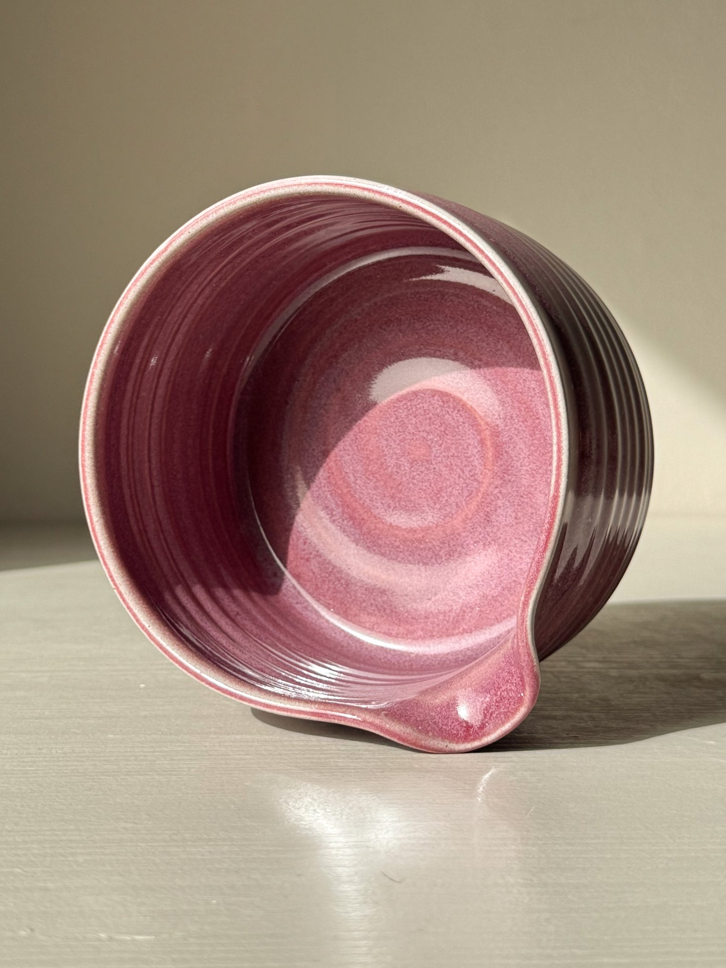 Matcha Bowl with Spout - Ume Series #04