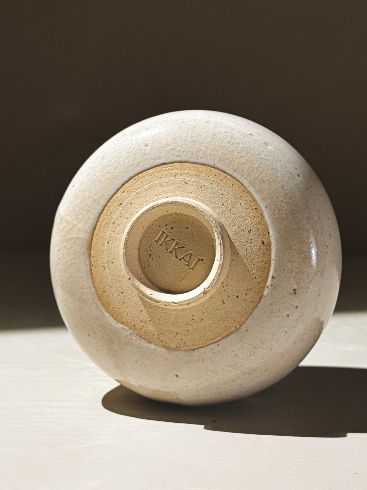 Yunomi Cup - Kannyū Series  #10, showcasing a wheel-thrown design with a textured base.