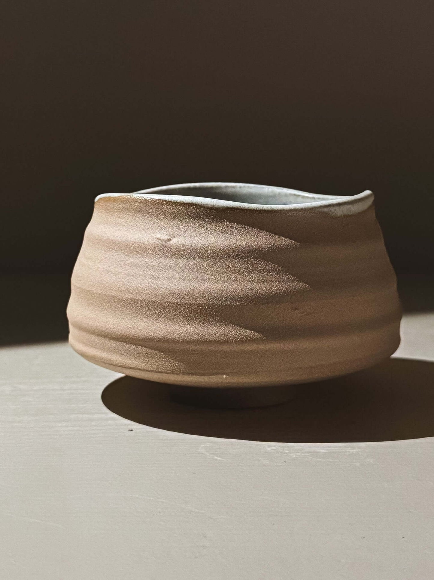 Gestructureerde Matcha Kom - Mizu #01