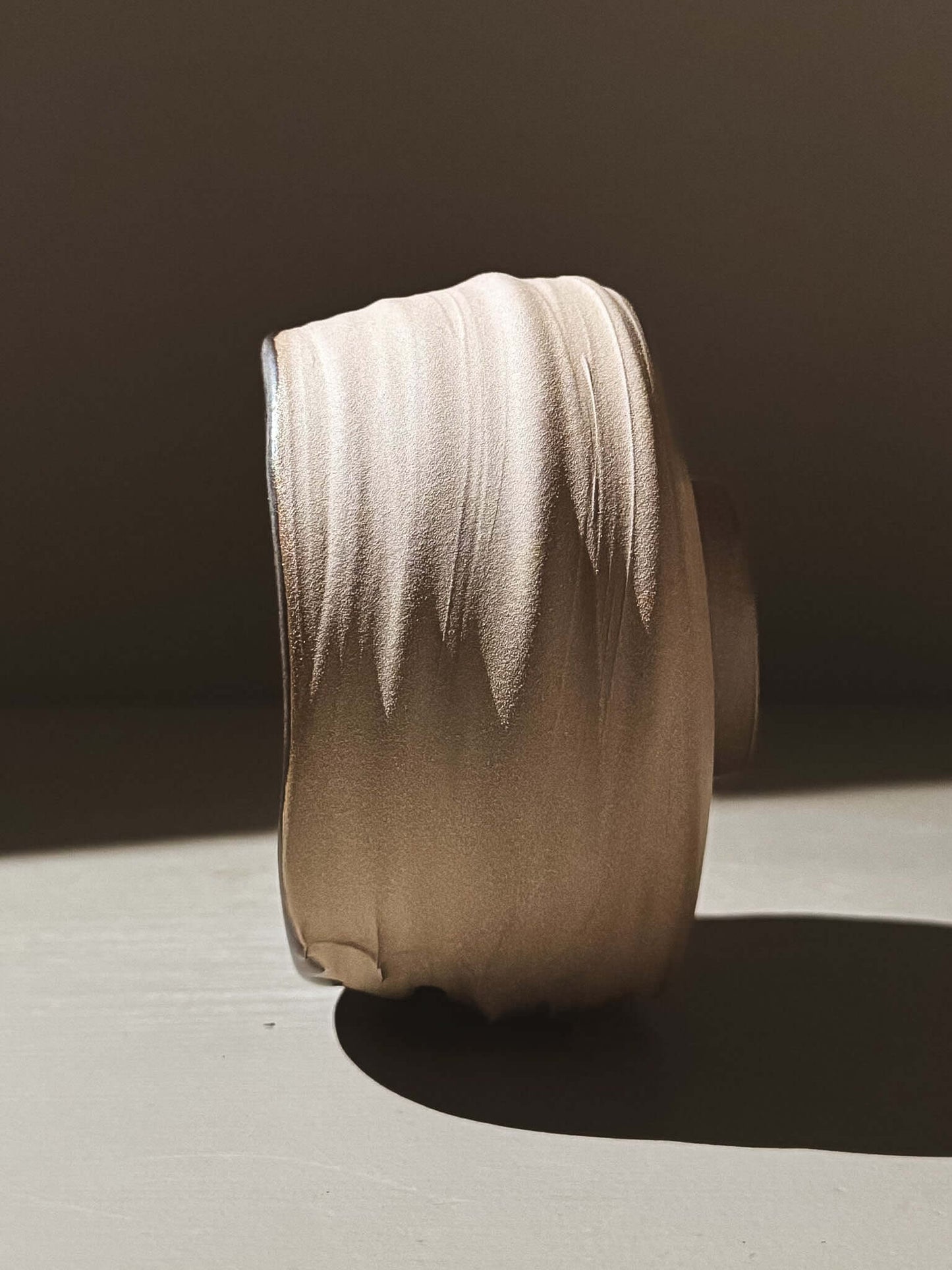 Gestructureerde Matcha Kom - Zwarte Truffle #01