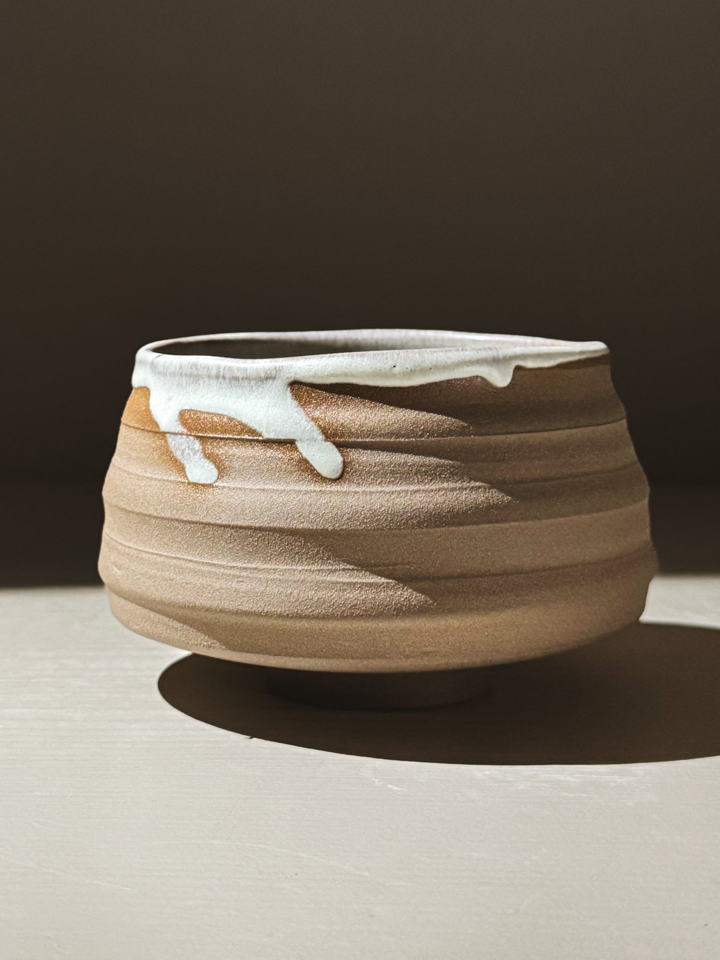 Gestructureerde Matcha Kom - Tsuki #01