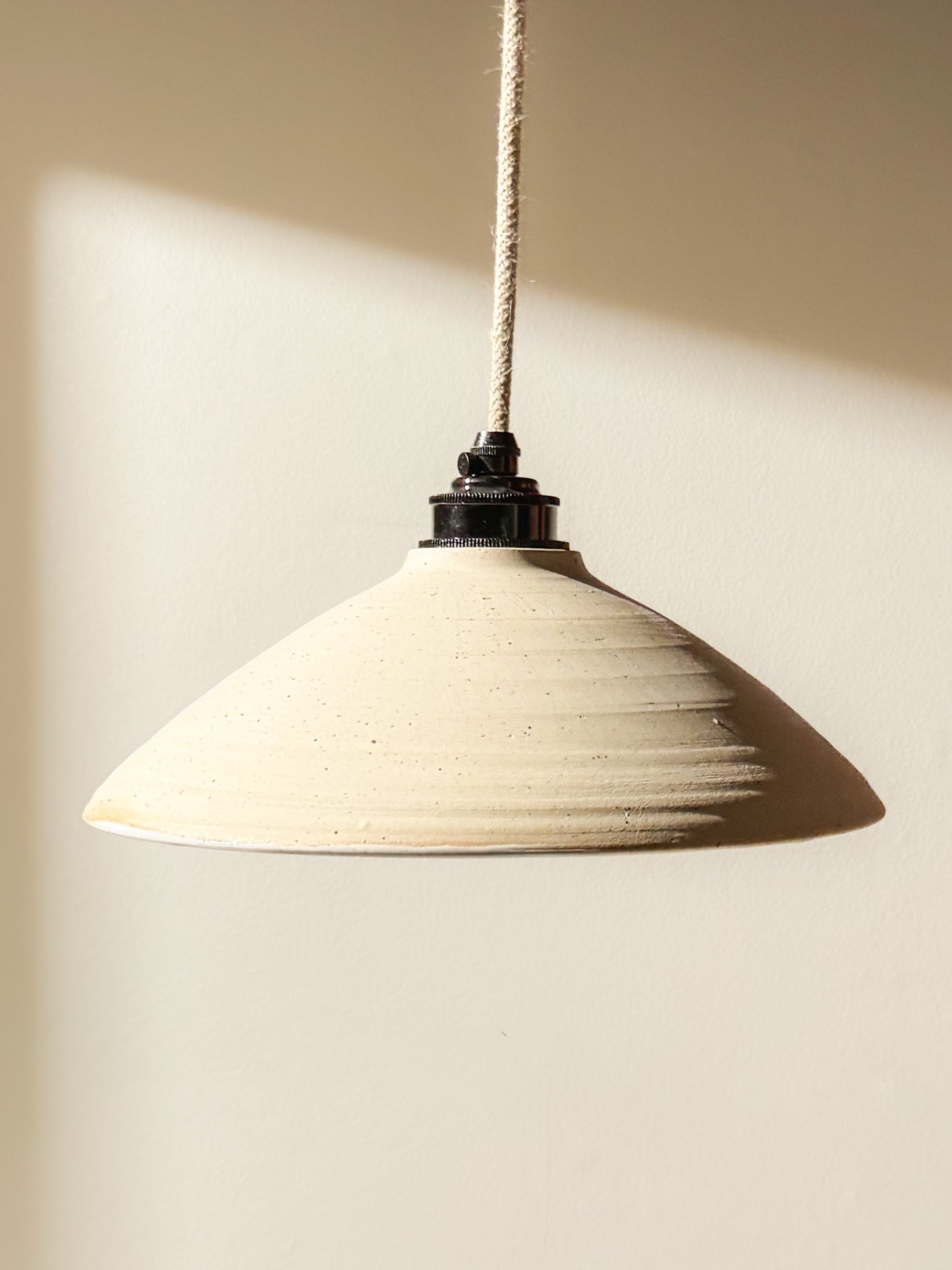 Ceramic Lamp Shade – White #01