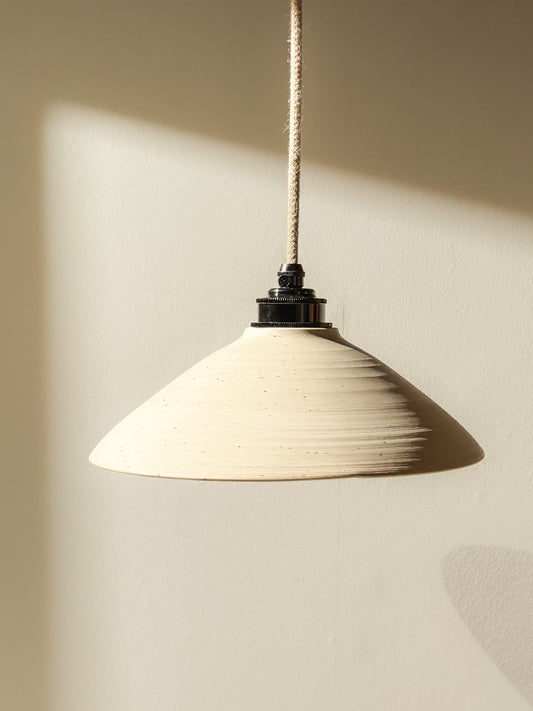 Ceramic Lamp Shade – White #02