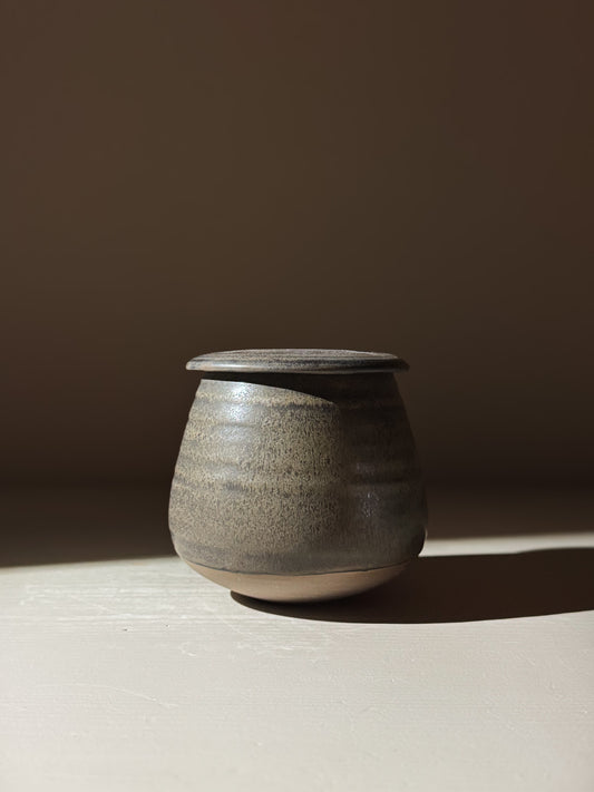 Pot met Deksel - Zwarte Truffle #01