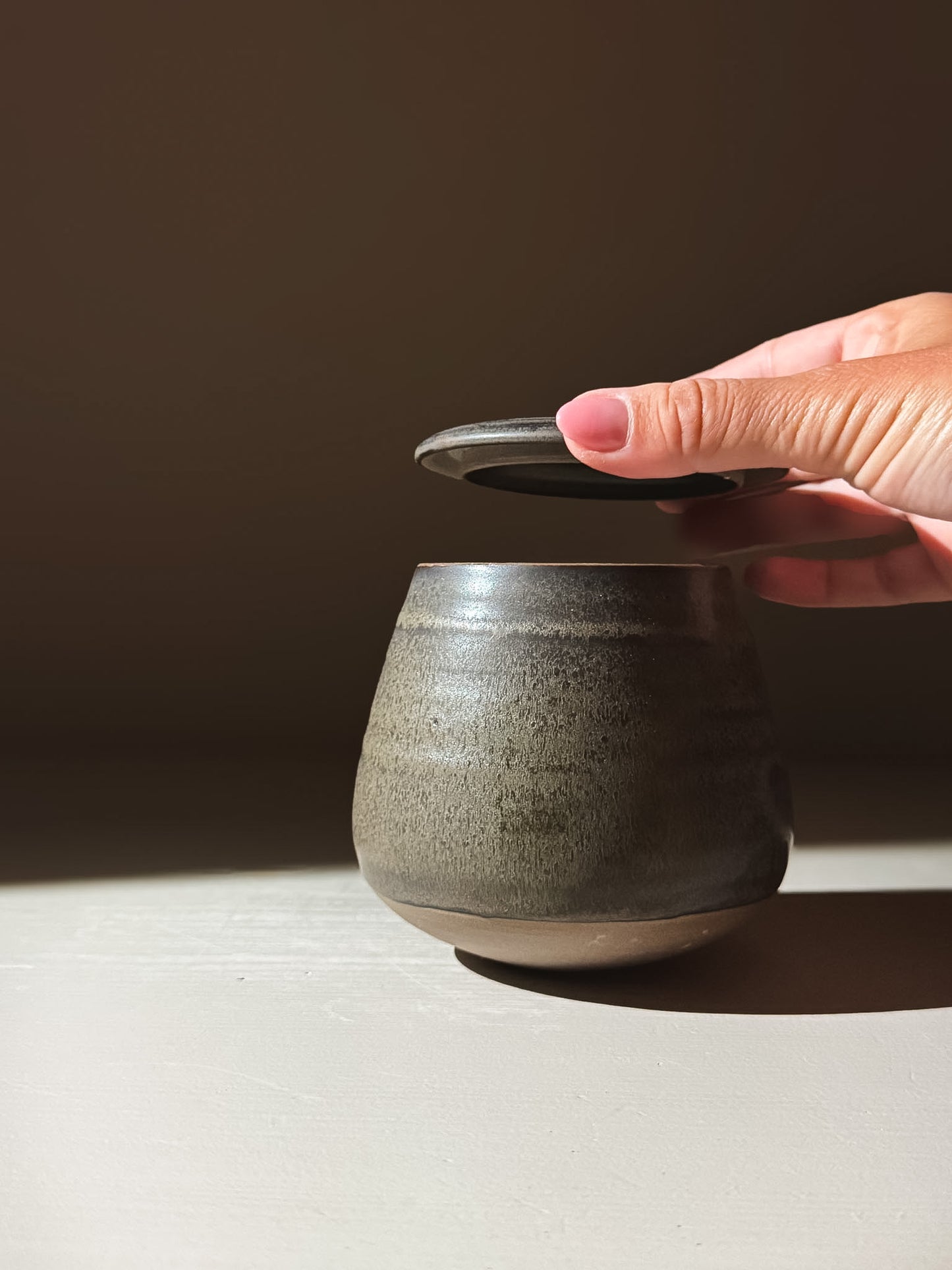 Pot met Deksel - Zwarte Truffle #01