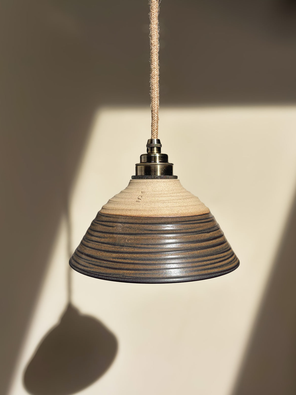 Ceramic Lamp Shade – Black Truffle #01