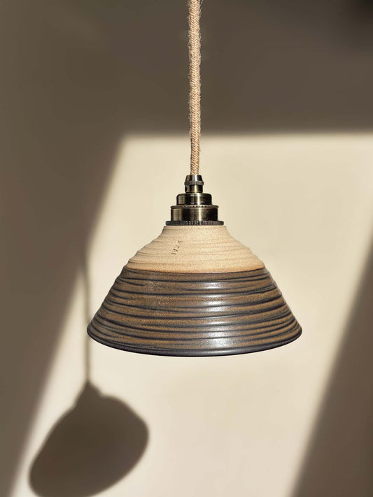 Ceramic Lamp Shade – Black Truffle #01