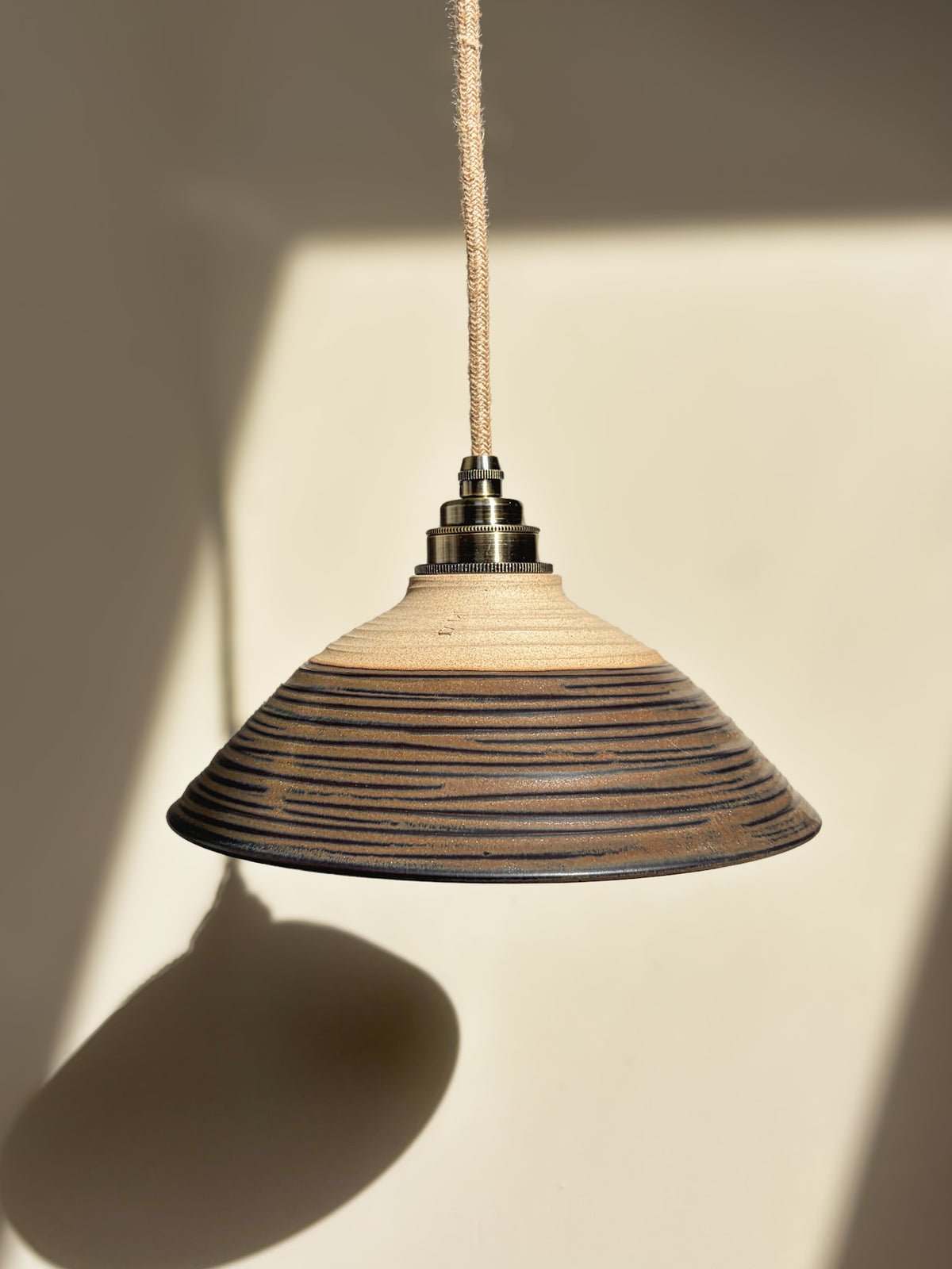 Ceramic Lamp Shade – Black Truffle #02