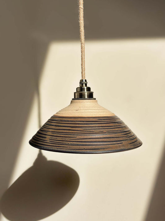 Ceramic Lamp Shade – Black Truffle #02